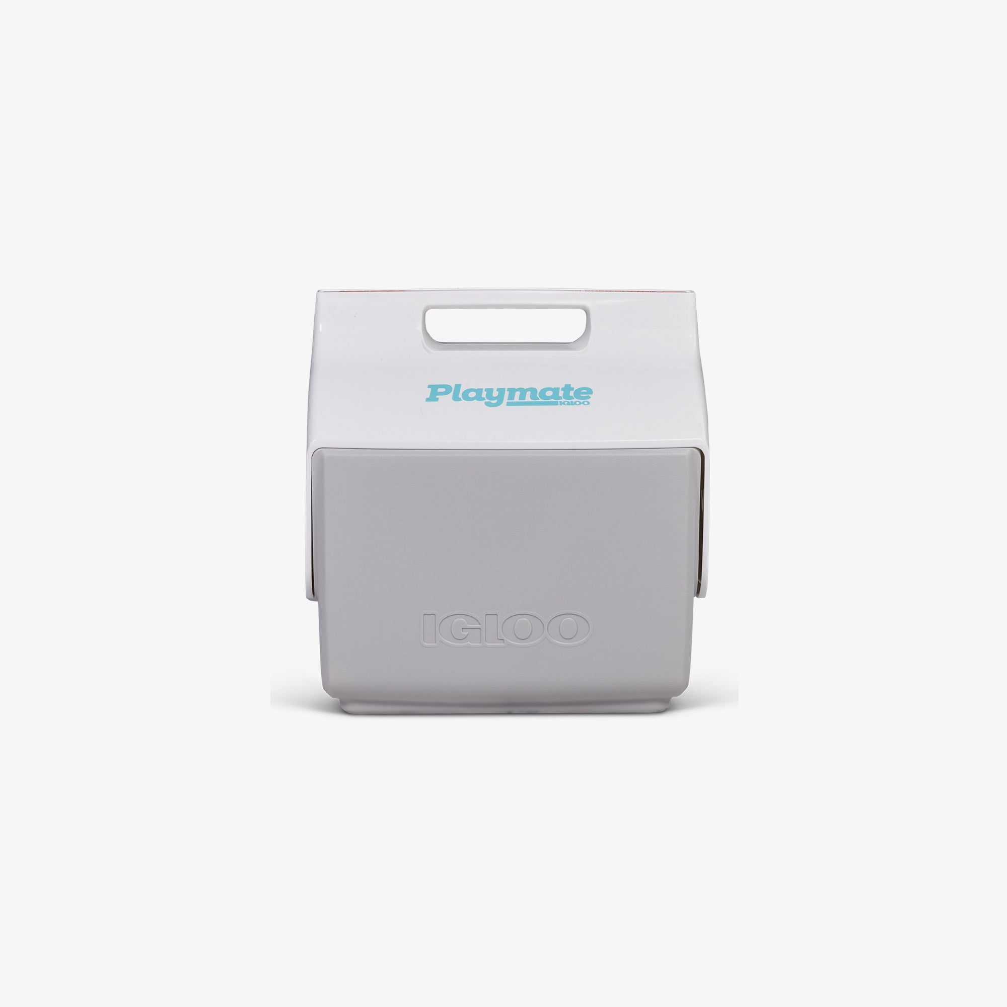 Retro Little Playmate 7 Qt Cooler P1 - Gray/Aqua - Product View