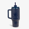 NFL 32 Oz Leopard Flip ‘n’ Sip Travel Mug L8 - Cowboys - Product View