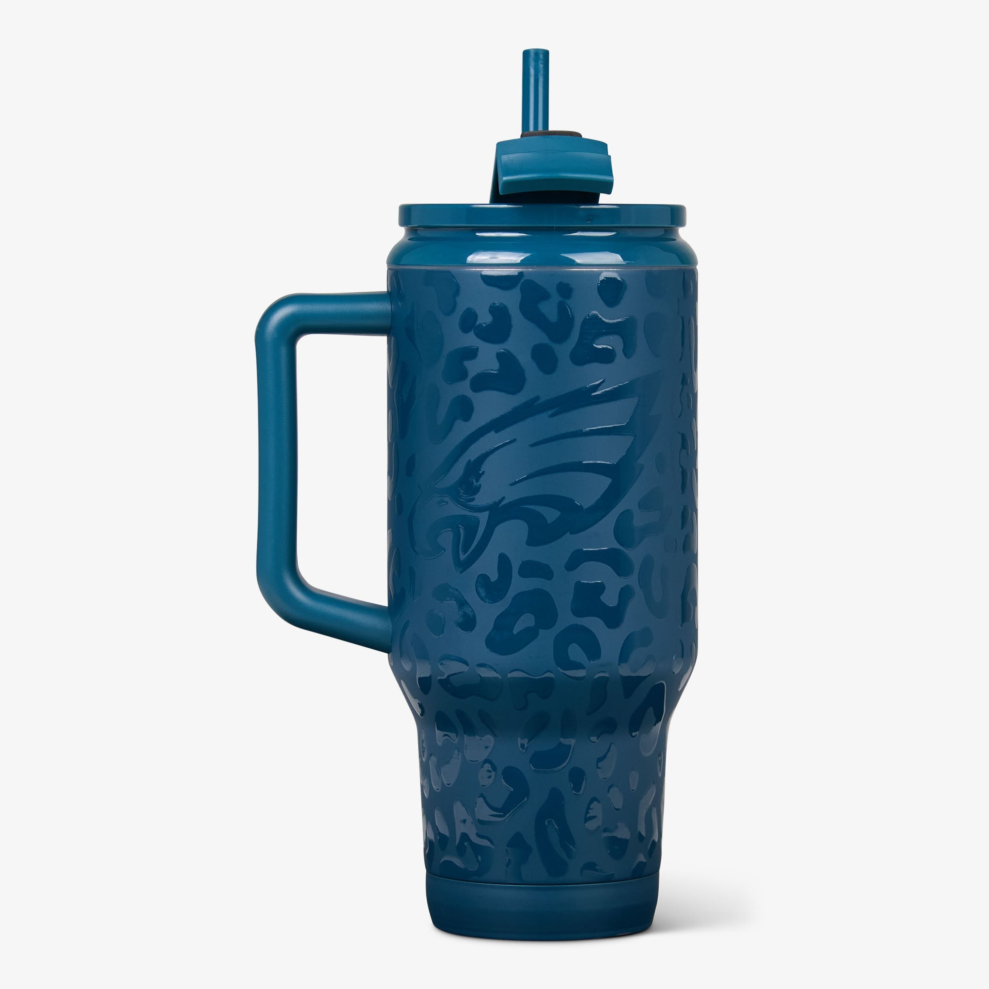 NFL 32 Oz Leopard Flip ‘n’ Sip Travel Mug L8 - Eagles - Product View