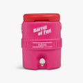 Retro Barrel of Fun 2 Gallon Jug F9 - Tutti Frutti - Front View
