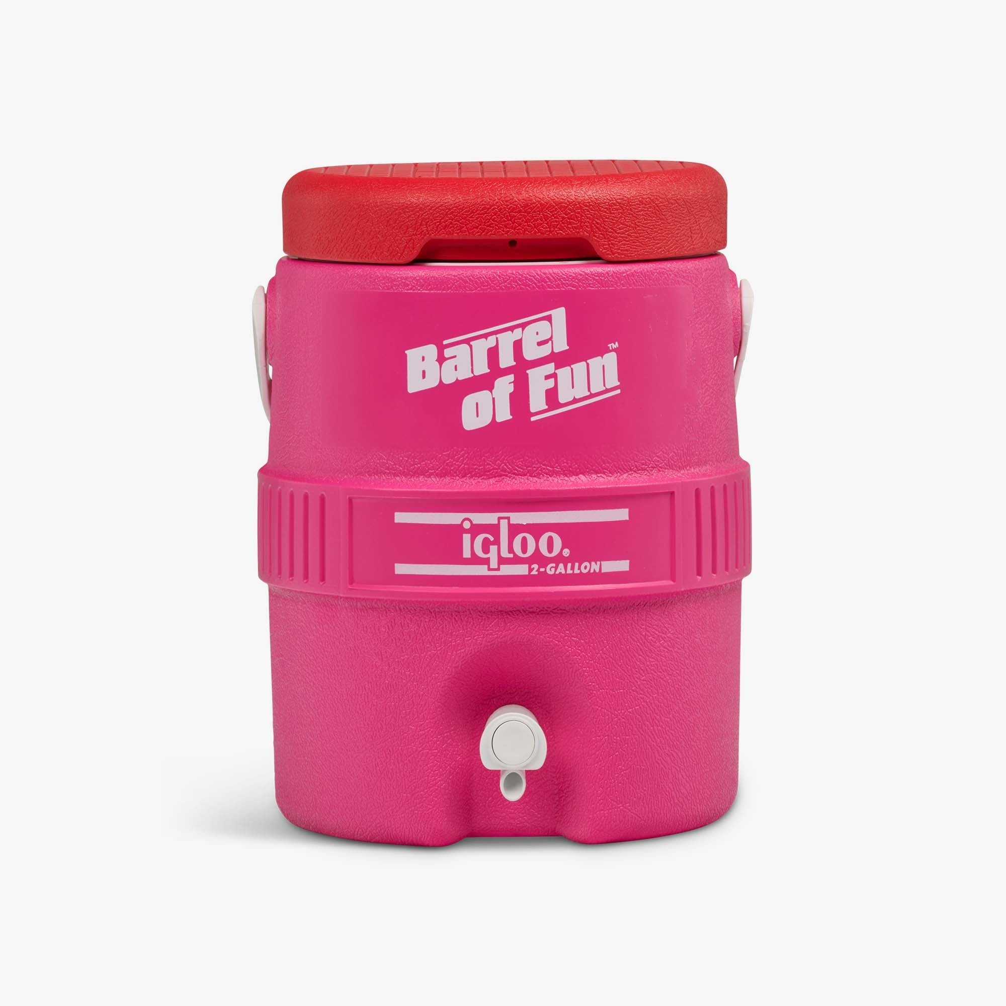 Retro Barrel of Fun 2 Gallon Jug F9 - Tutti Frutti - Front View