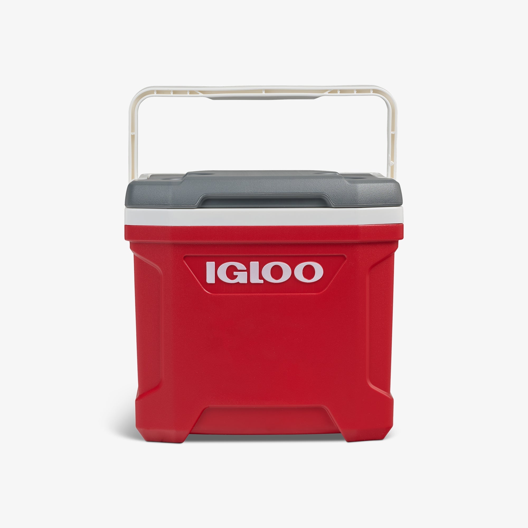 Latitude 16 Qt Cooler O5 - Red - Strap View