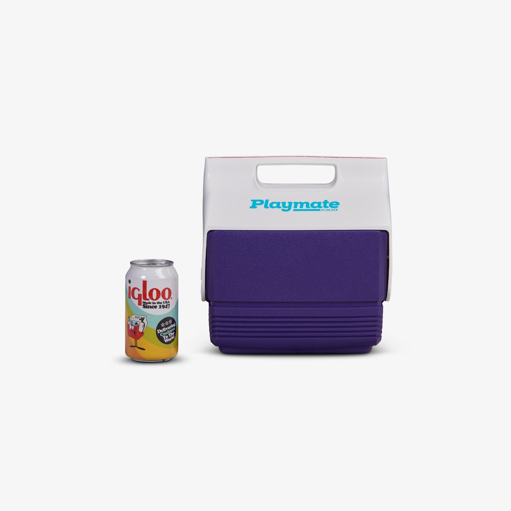 Retro Playmate Mini 4 Qt Cooler Q2 - Purple - Product View