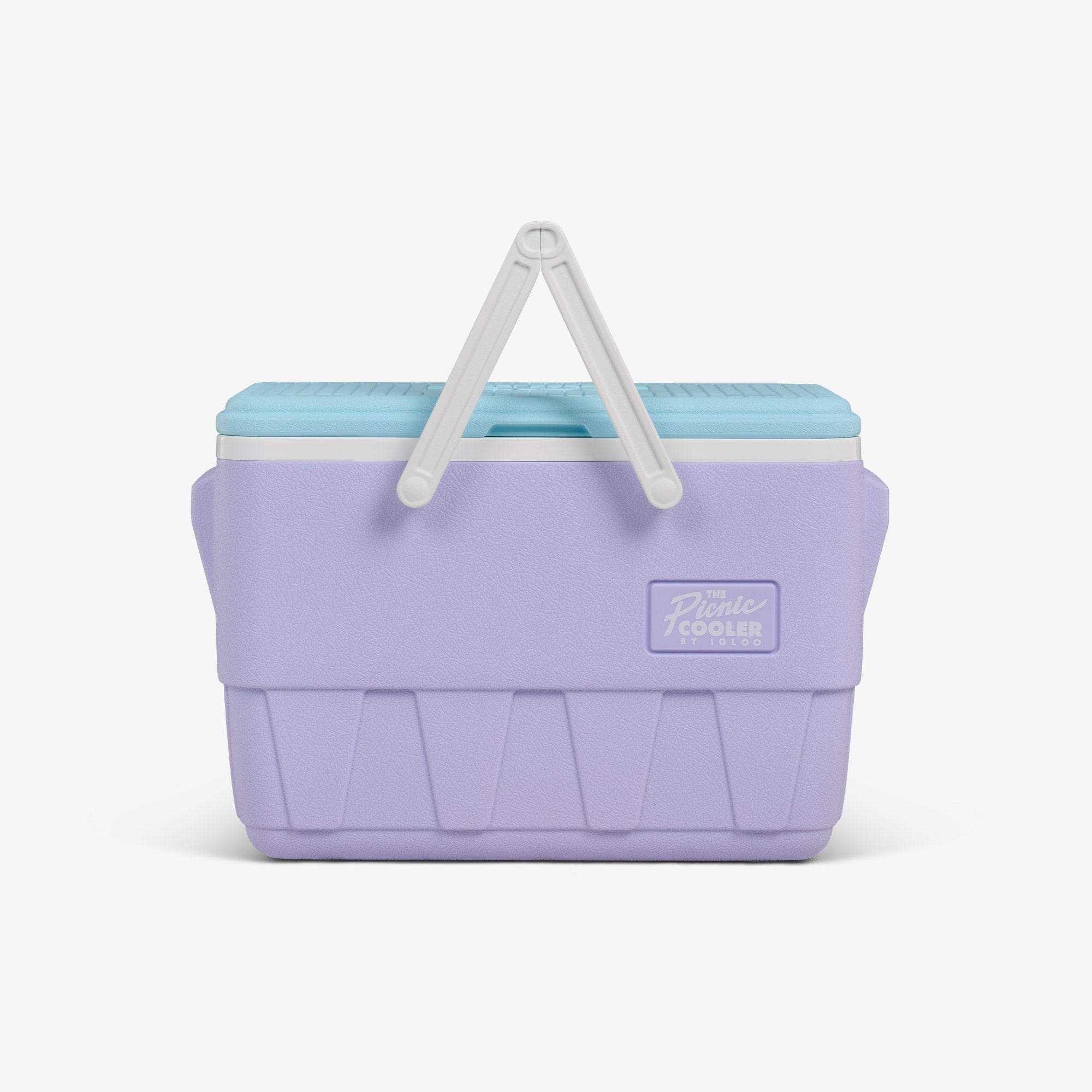 Retro Picnic Basket 25 Qt Cooler J9 - Lilac - Strap View