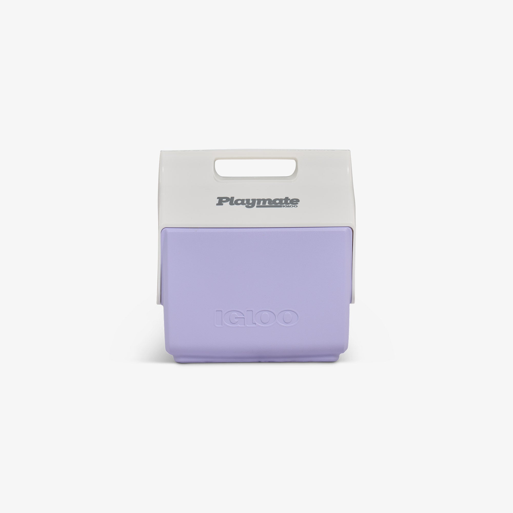 Retro Little Playmate 7 Qt Cooler P1 - Lilac - Front View