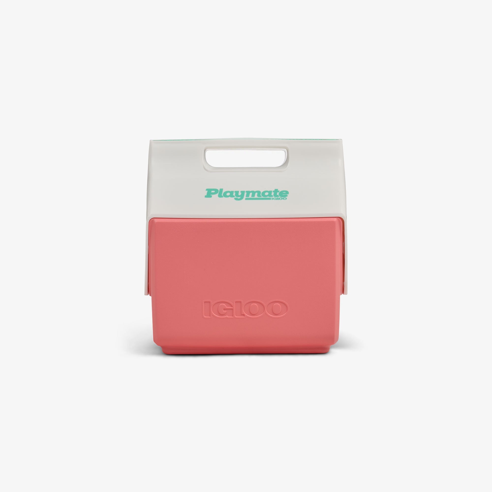 Retro Little Playmate 7 Qt Cooler P1 - Flamingo - Front View