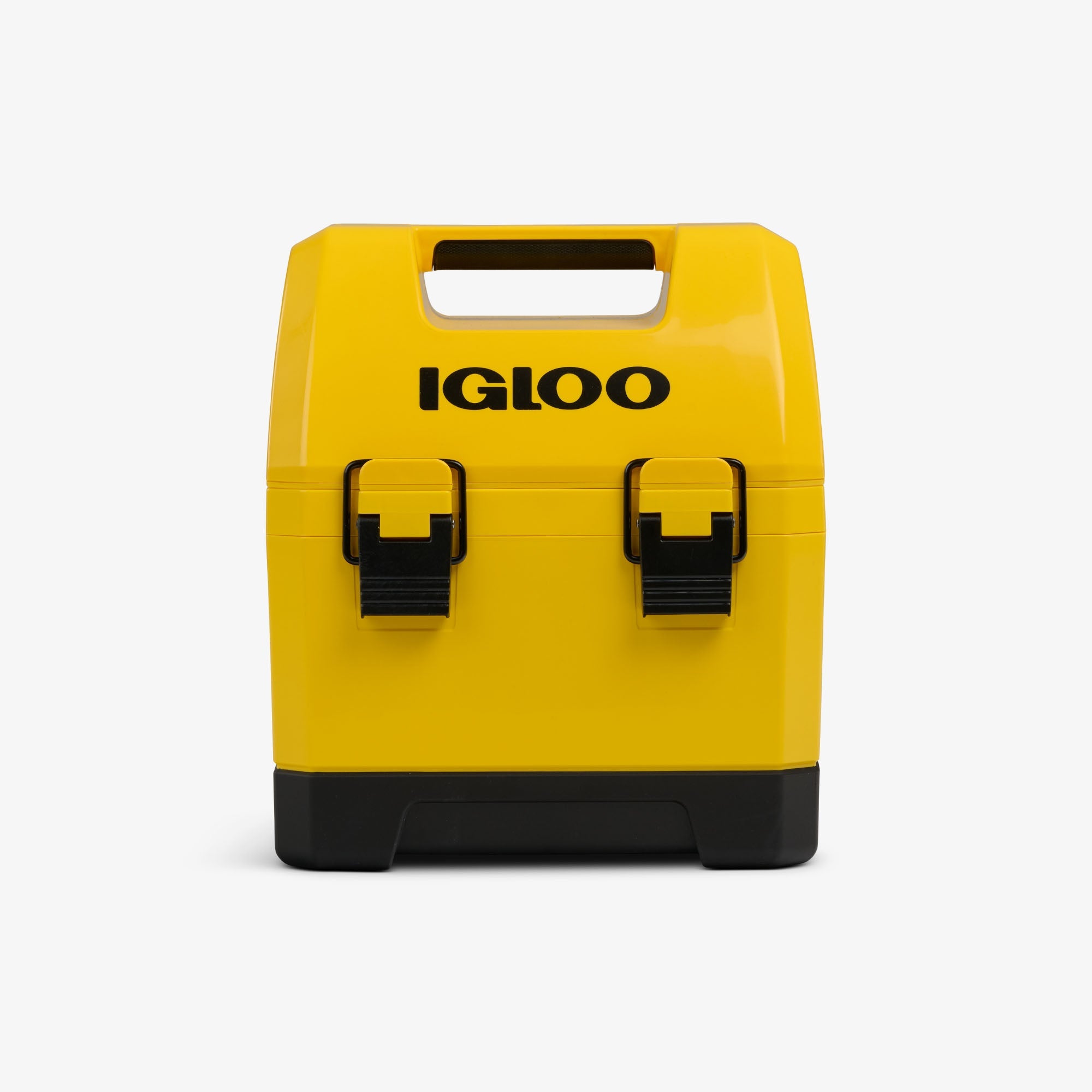 Gripper CoolBox 10 Qt Cooler T4 - Industrial Yellow - Front View