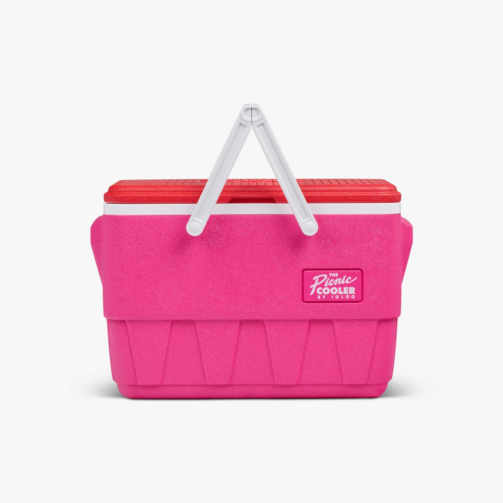 Retro Picnic Basket 25 Qt Cooler J9 - Tutti Frutti - Front View