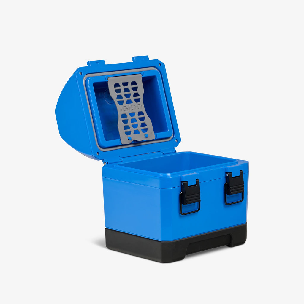 Gripper CoolBox 10 Qt Cooler T4 - Sneaky Blue - Open View