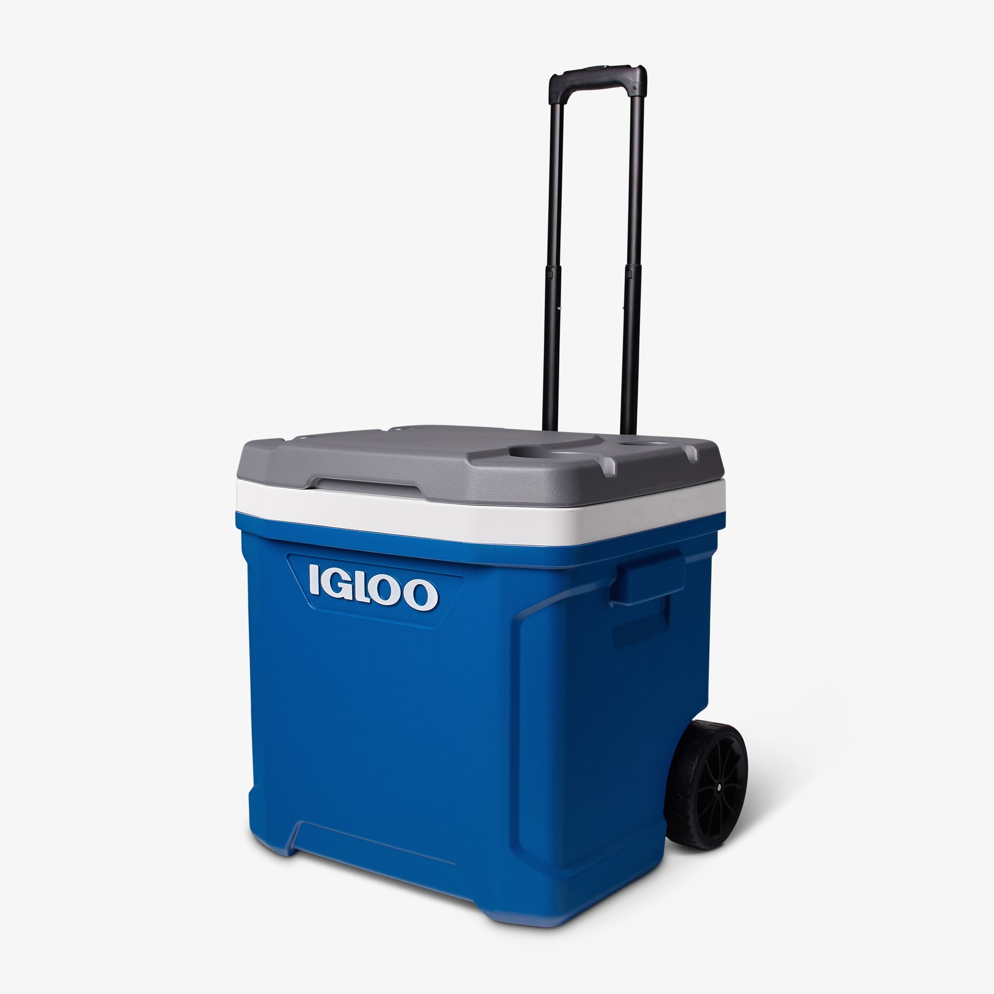 Latitude 60 Qt Roller Cooler V7 - Blue - Product View