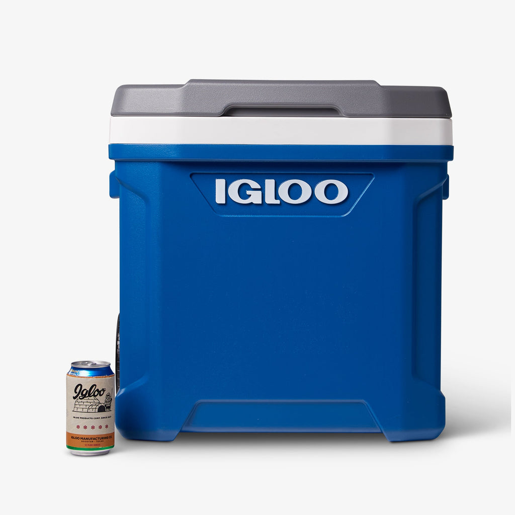 Latitude 60 Qt Roller Cooler V7 - Blue - Size View