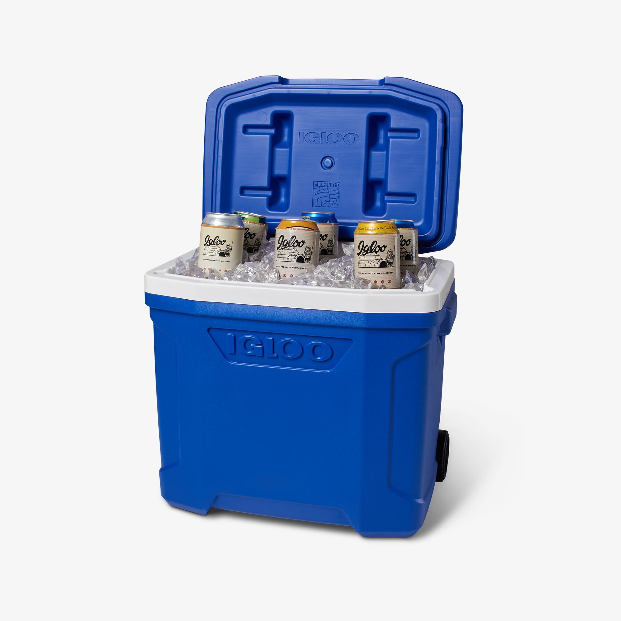 Profile II 28 Qt Roller Cooler J9 - Majestic Blue - Product View