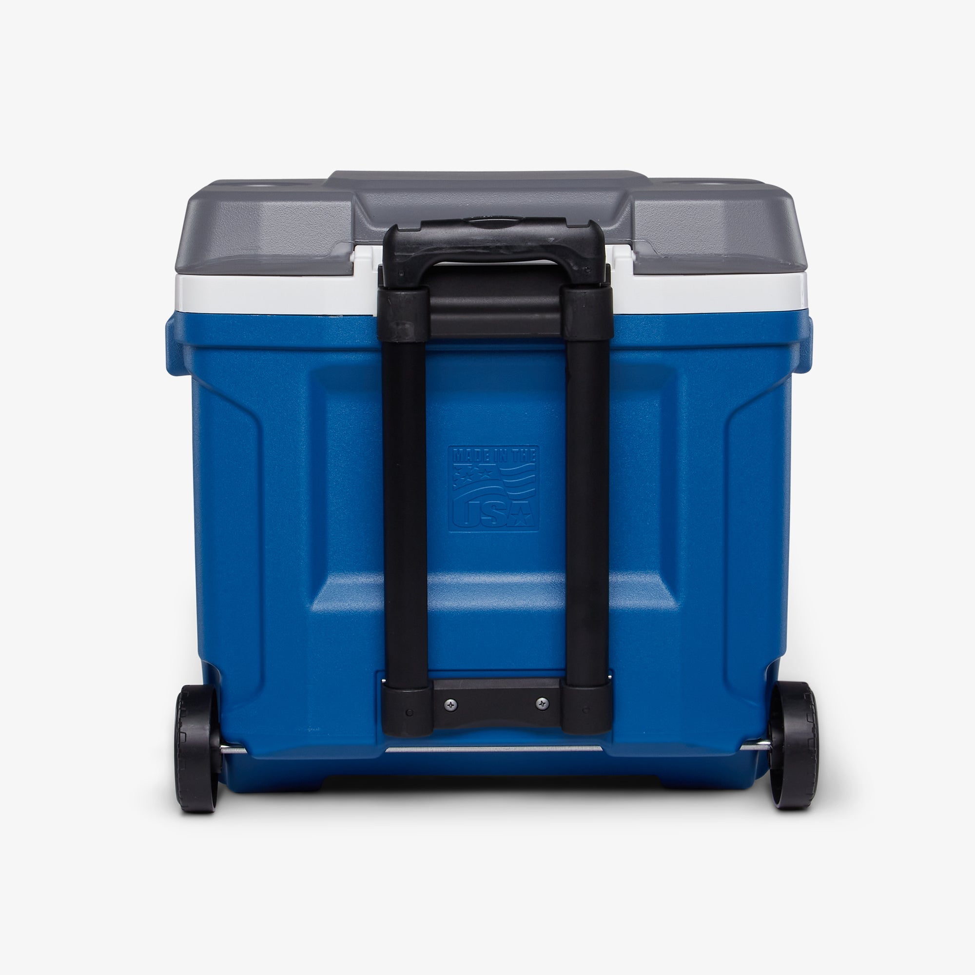 Latitude 30 Qt Roller Cooler L5 - Blue - Back View