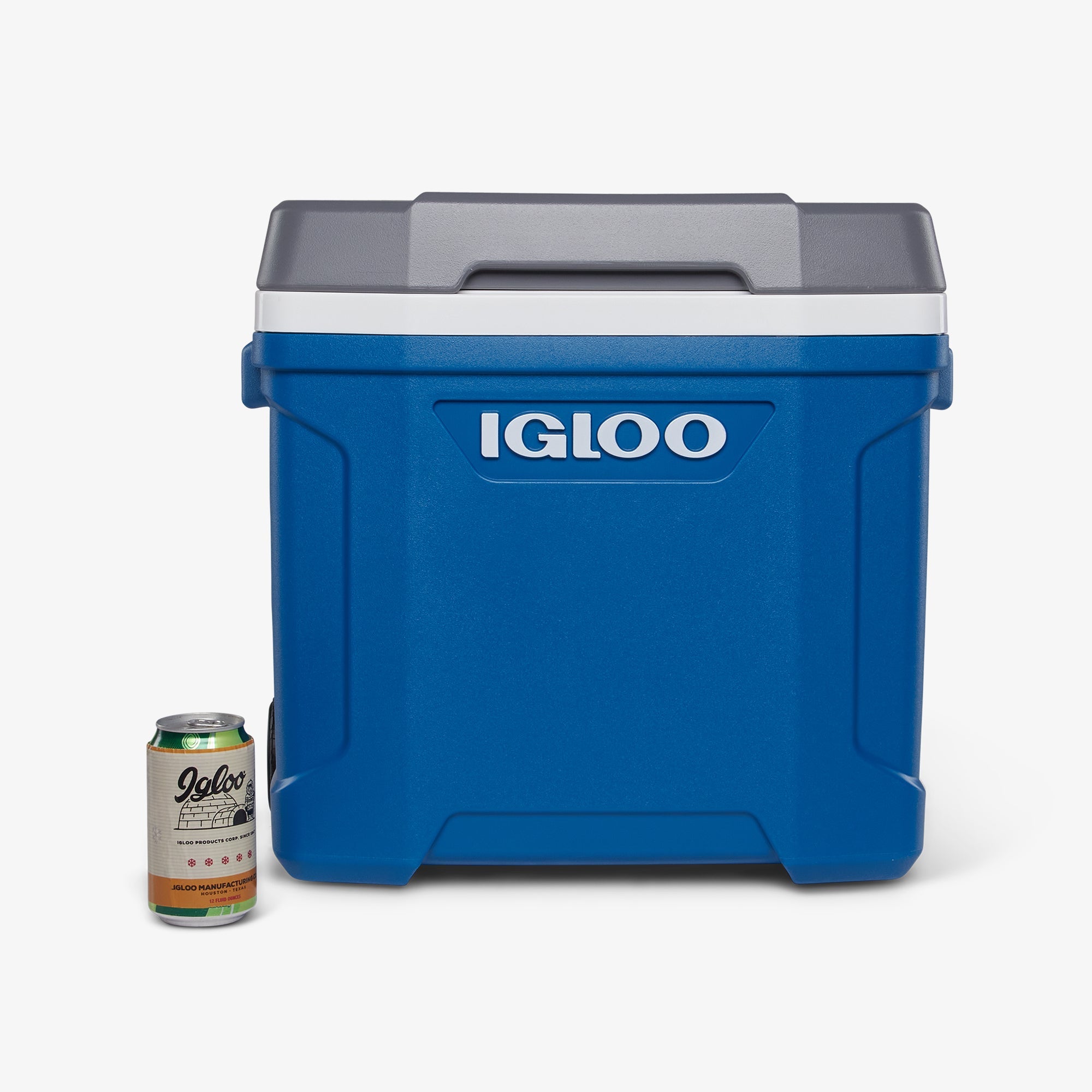 Latitude 30 Qt Roller Cooler L5 - Blue - Size View