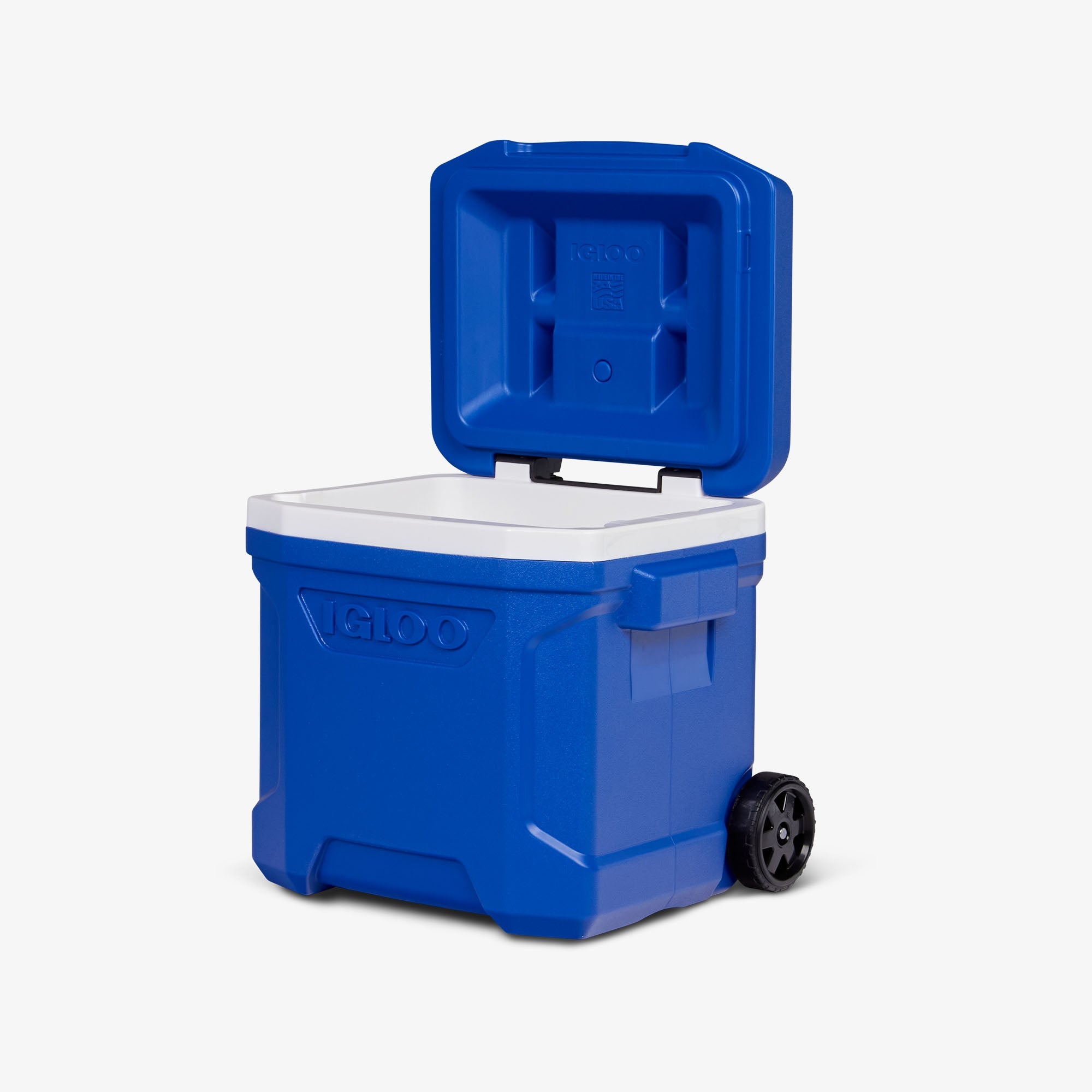 Profile II 16 Qt Roller Cooler V2 - Majestic Blue - Open View