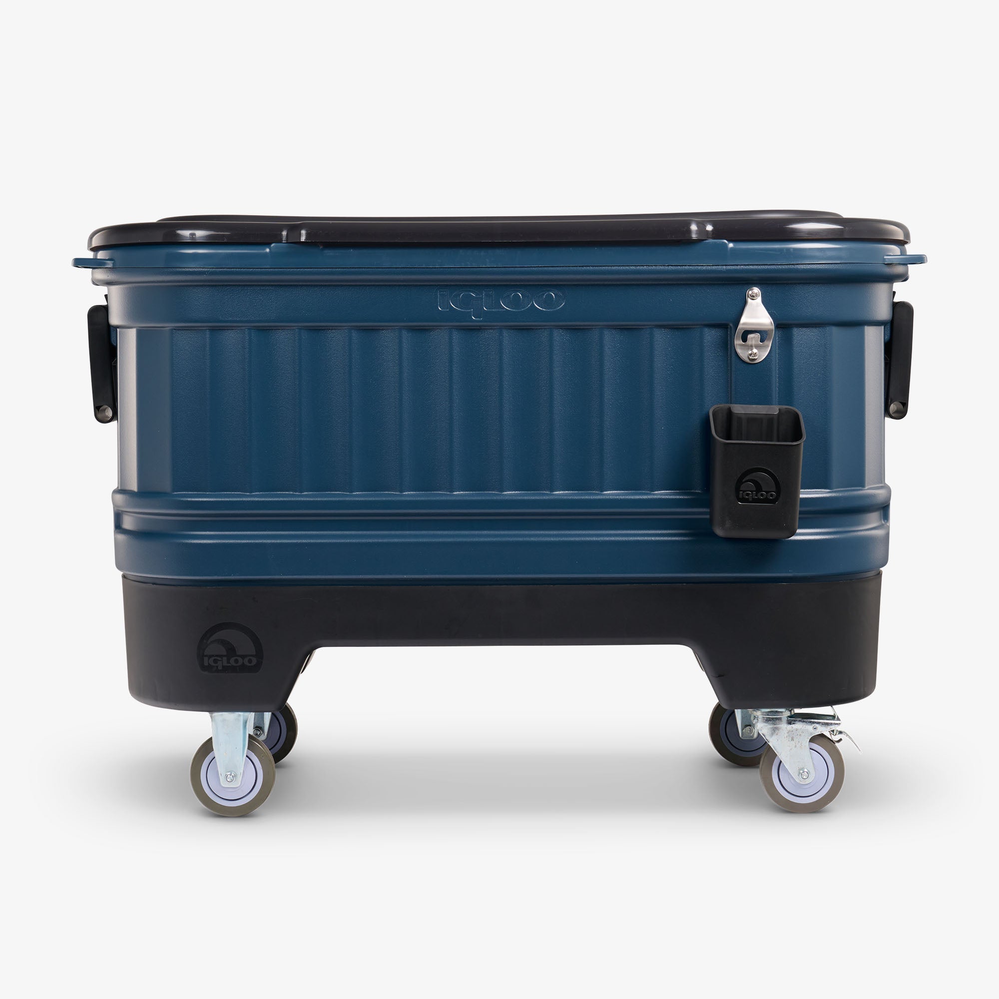 Party Bar 125 Qt Cooler T7 - Rugged Blue - Front View