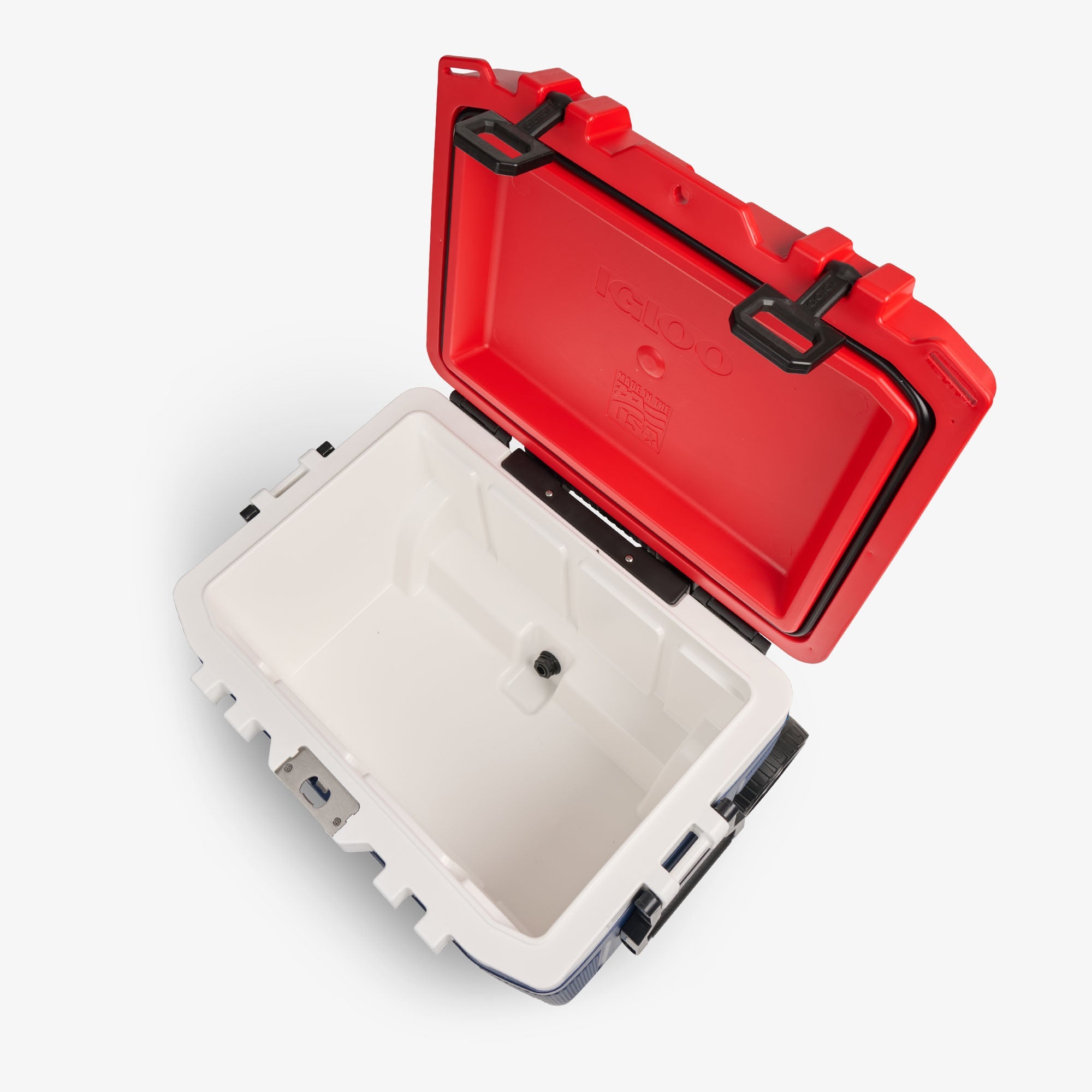 Trailmate® 52 Qt Roller Cooler I1 - Americana - Open View
