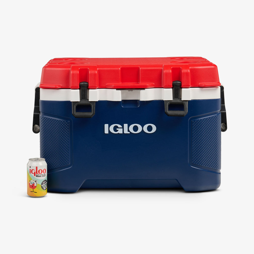 Trailmate® 52 Qt Roller Cooler I1 - Americana - Size View