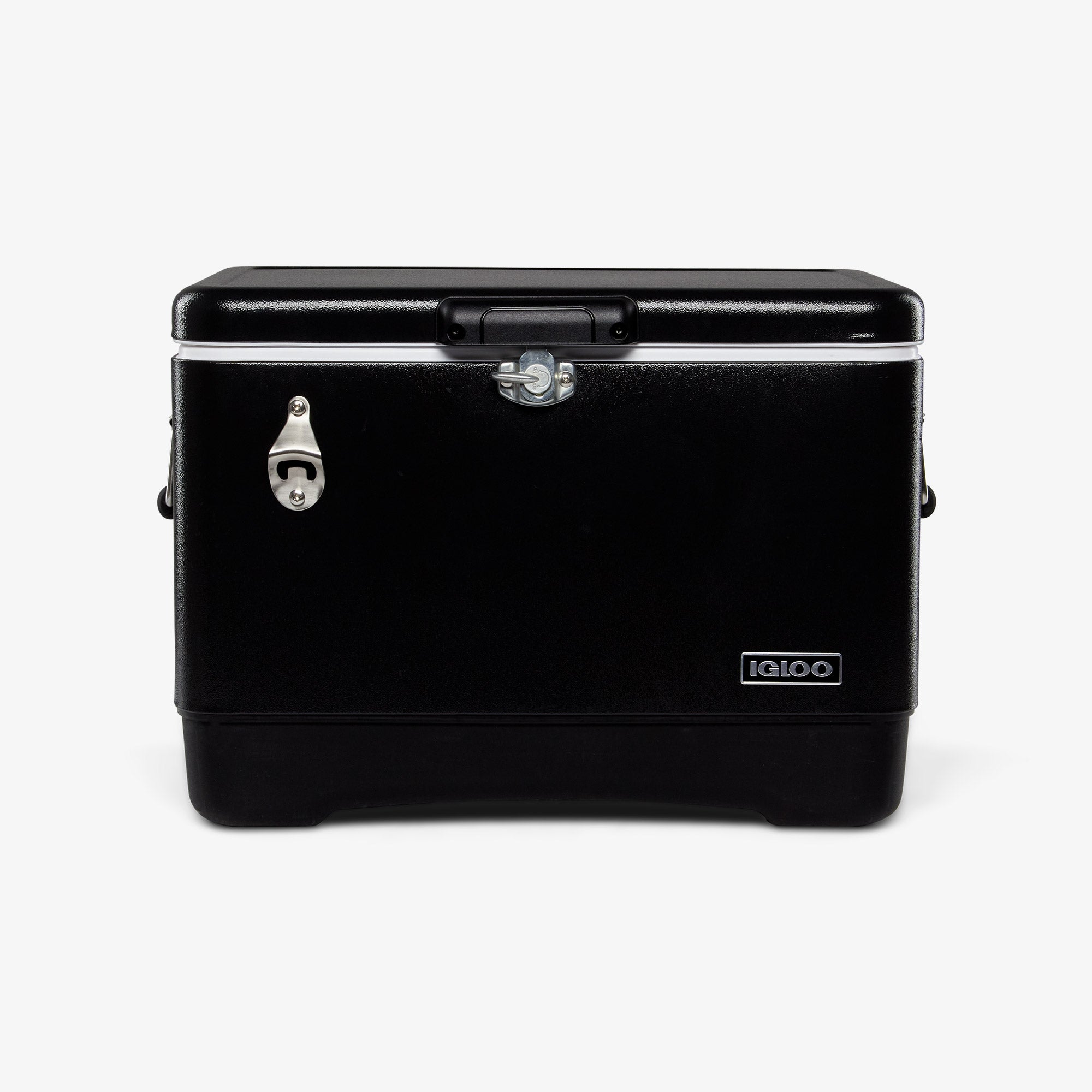 Legacy 54 Qt Cooler E1 - Black - Front View