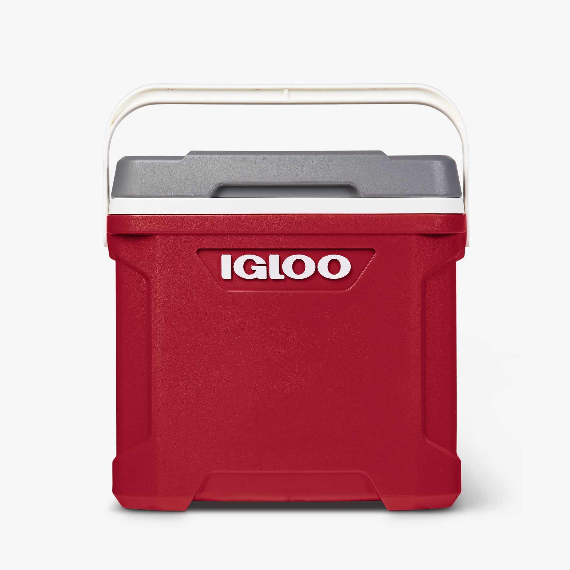 Latitude 30 Qt Cooler E1 - Red - Strap View