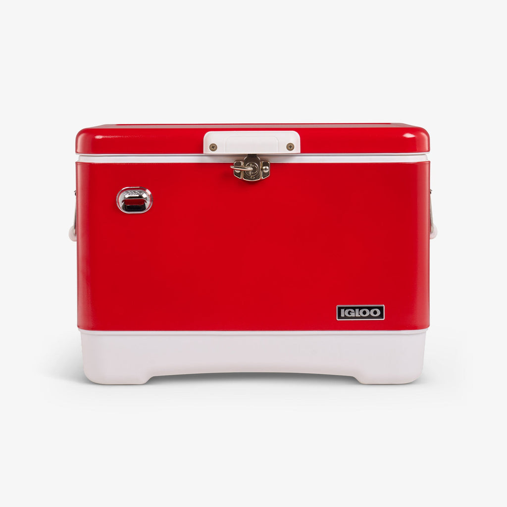 Legacy 54 Qt Cooler E1 - Red Star - Front View