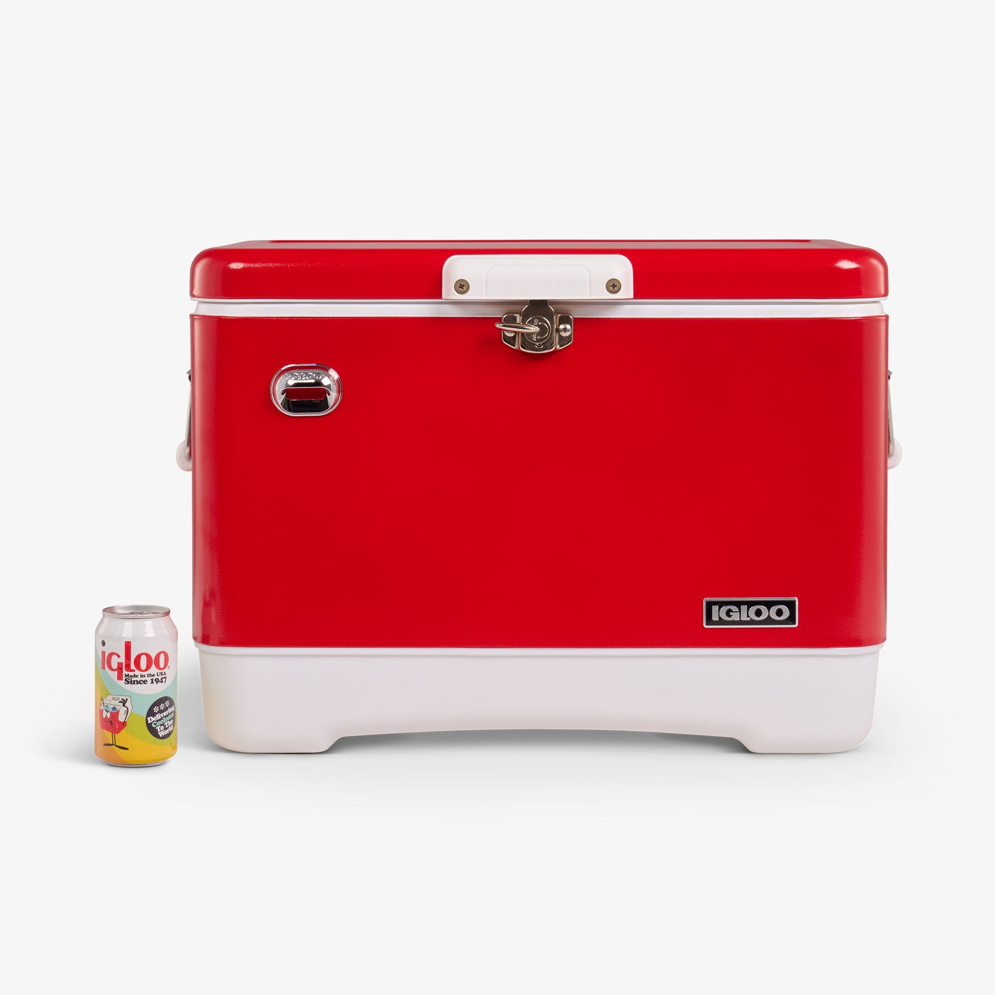 Legacy 54 Qt Cooler E1 - Red Star - Size View