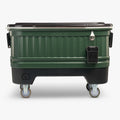 Party Bar 125 Qt Cooler T7 - Oil Green - Front View