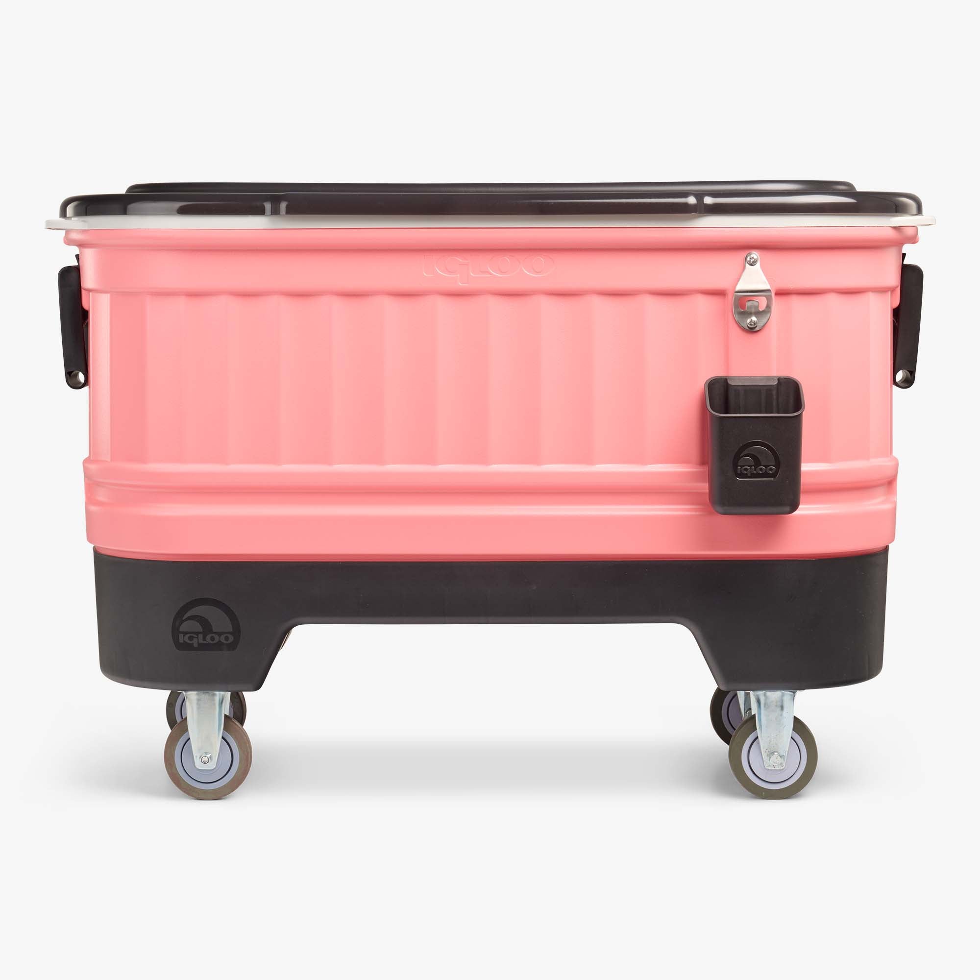 Party Bar 125 Qt Cooler T7 - Flamingo - Front View