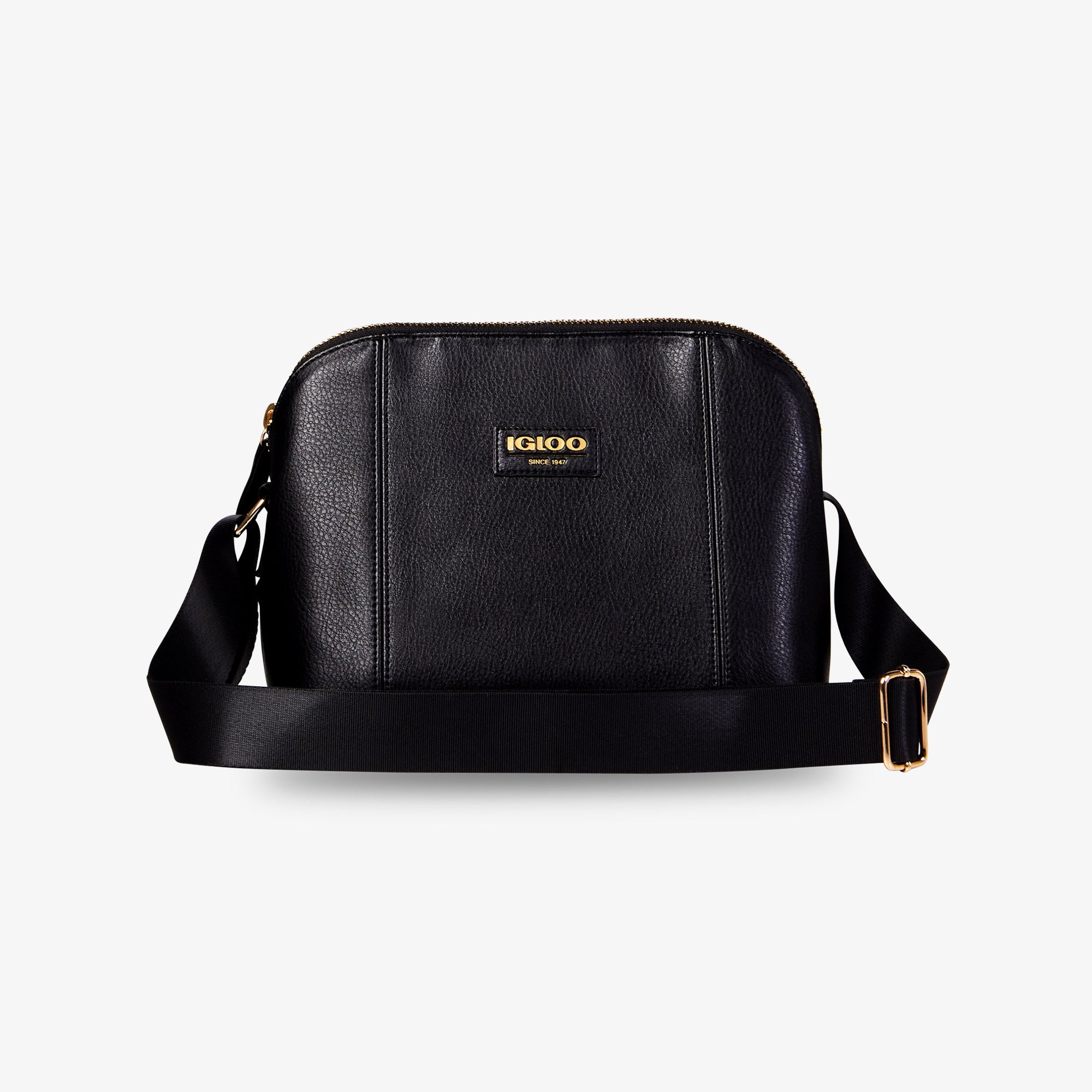 Igloo Luxe® Crossbody Cooler Bag E4 - Black - Front View