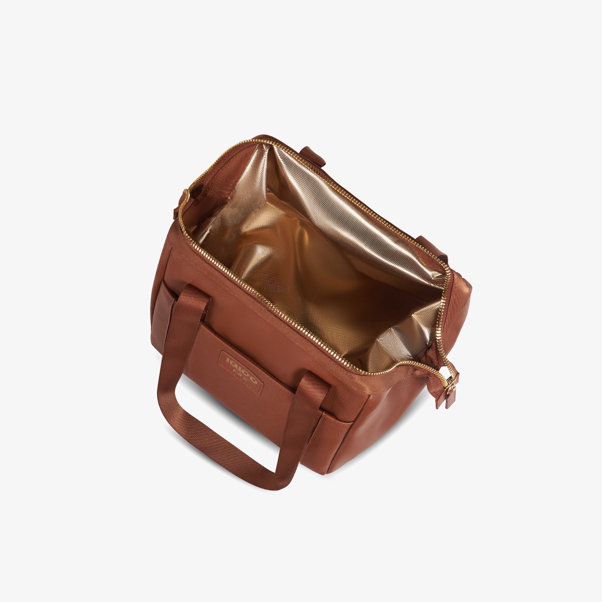 Igloo Luxe® Lunch Tote Cooler Bag Q7 - Cognac - Product View