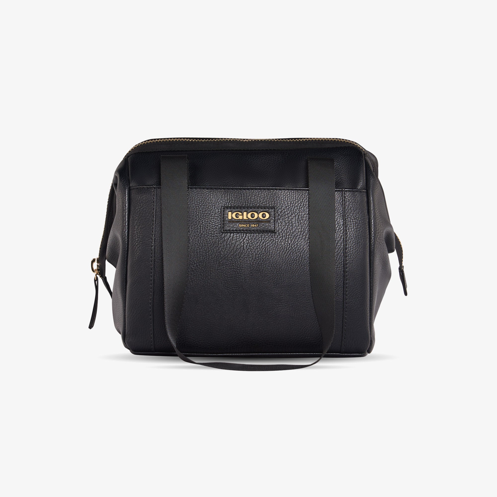 Igloo Luxe® Lunch Tote Cooler Bag Q7 - Black - Product View