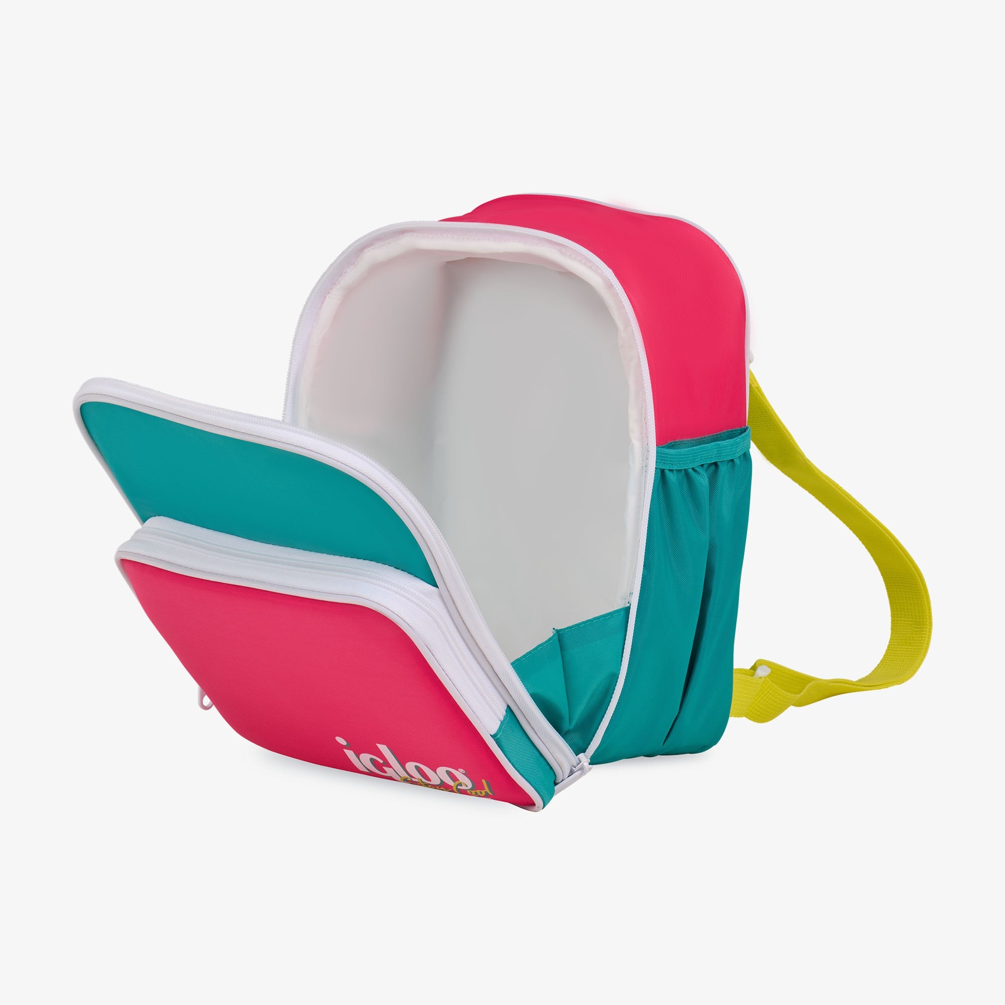 Retro Mini Convertible Backpack L0 - Jade - Open View