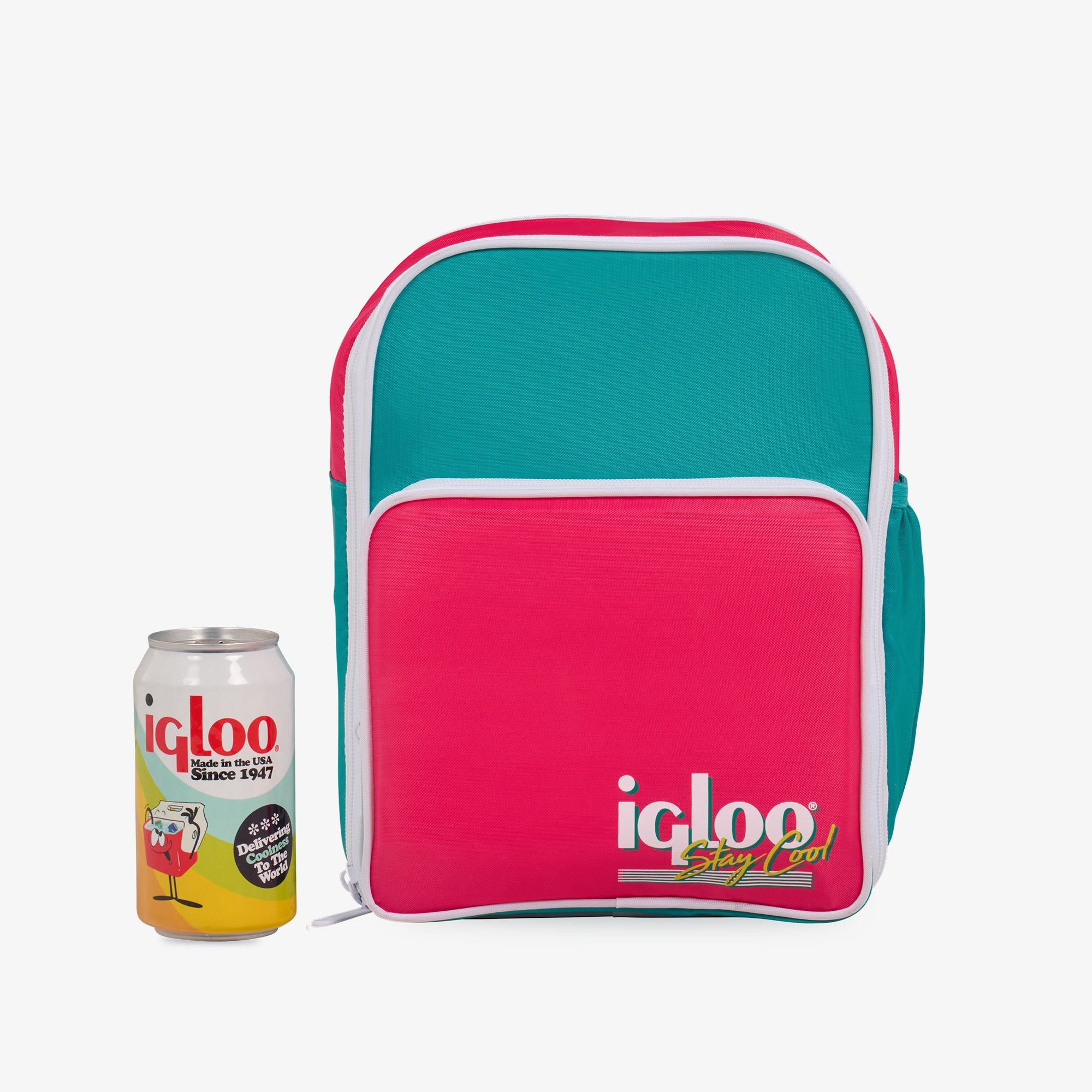 Retro Mini Convertible Backpack L0 - Jade - Size View