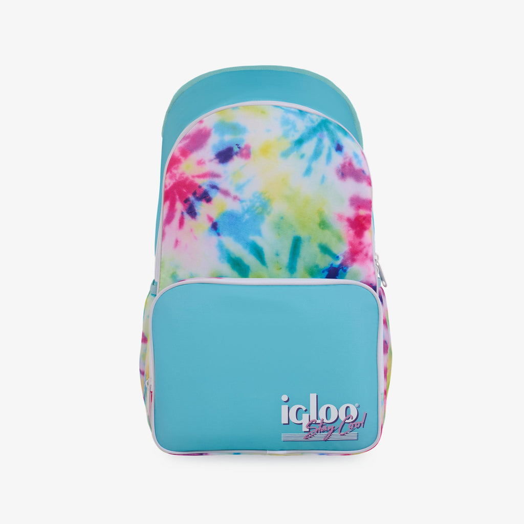 Retro Backpack Cooler Z5 - Tie-Dye - Front View