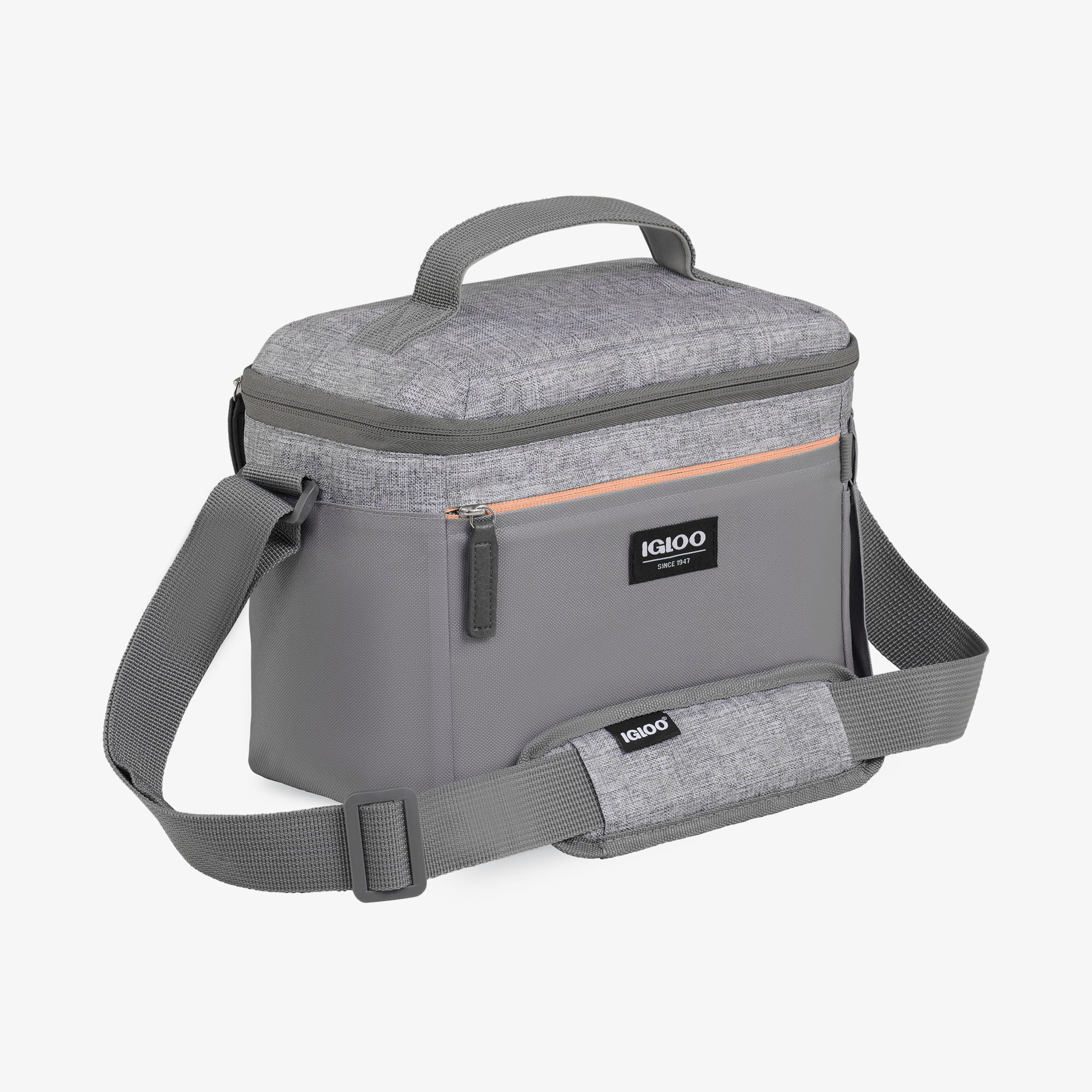 Everyday Lunch Rounded Cube Cooler Bag H3 - Gray - Product View