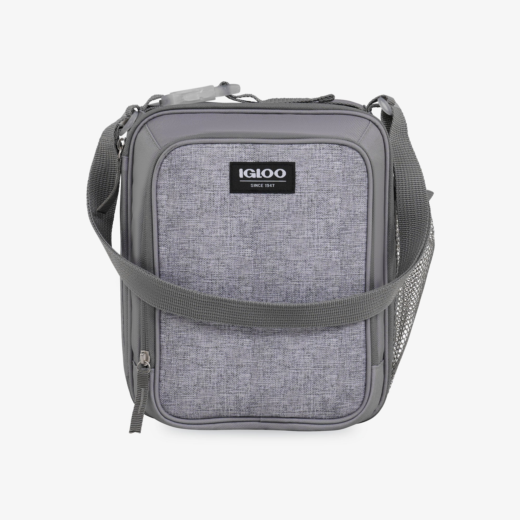 Kids Everyday Lunch Vertical Cooler Bag H3 - Gray - Front View