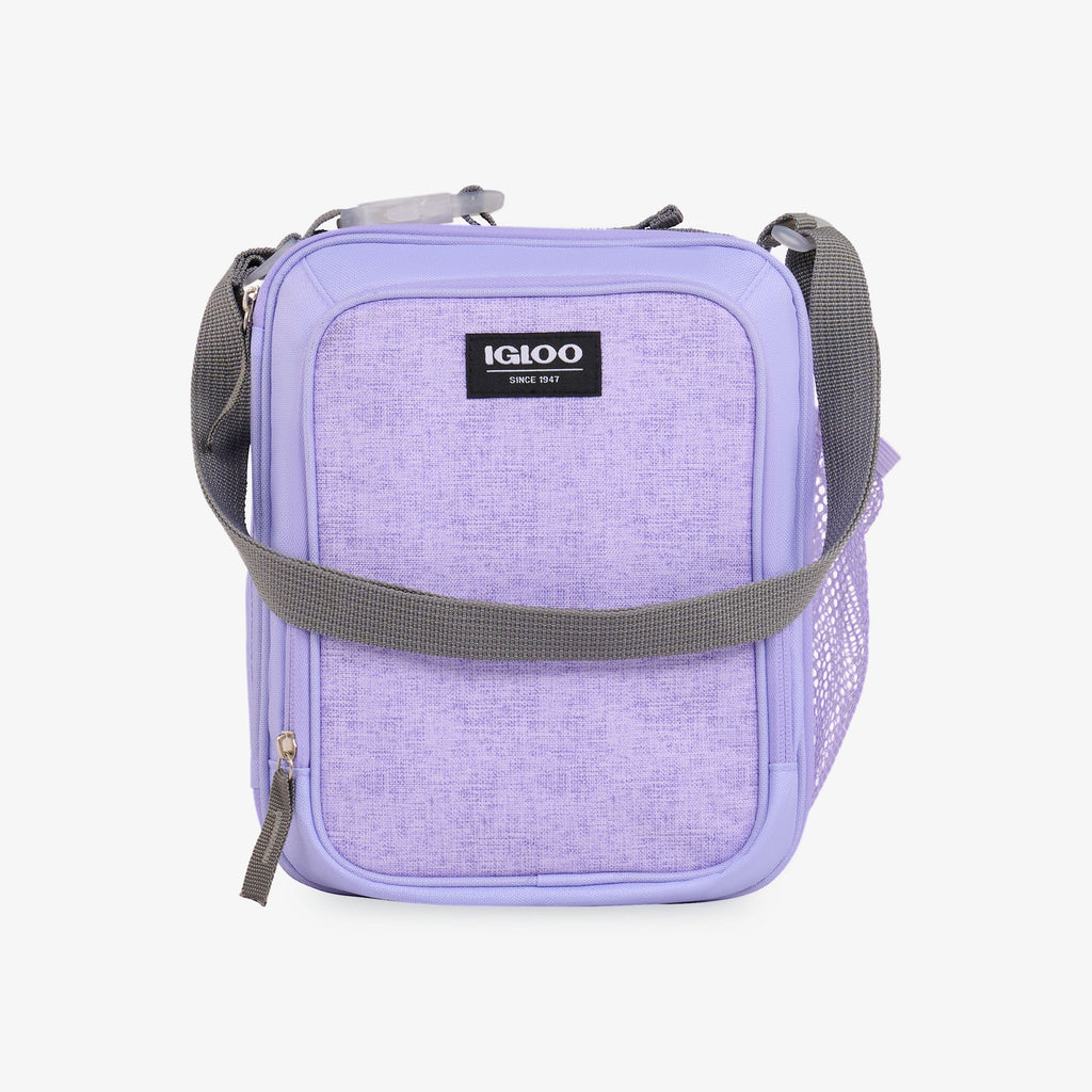 Kids Everyday Lunch Vertical Cooler Bag H3 - Lilac - Front View