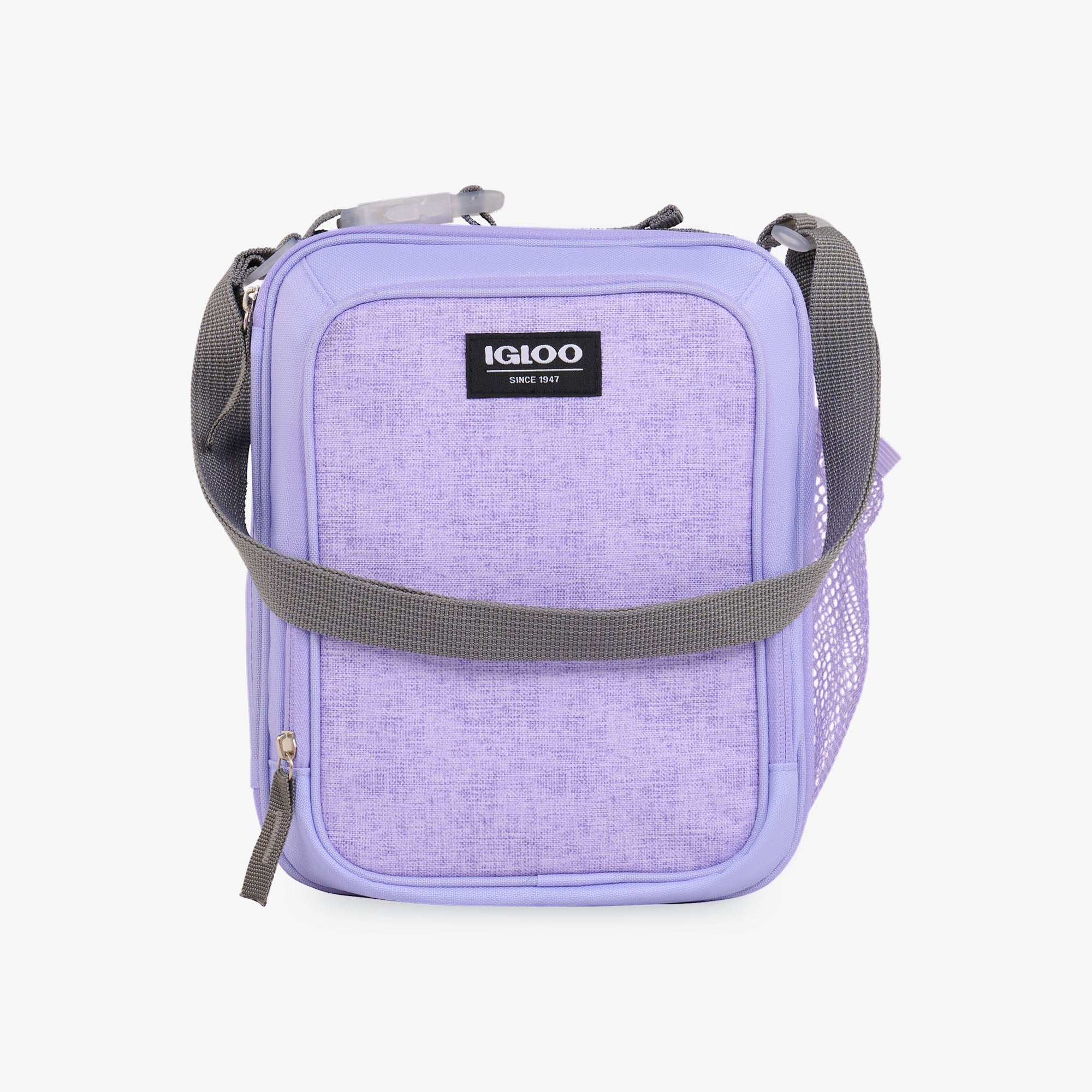 Kids Everyday Lunch Vertical Cooler Bag H3 - Lilac - Front View