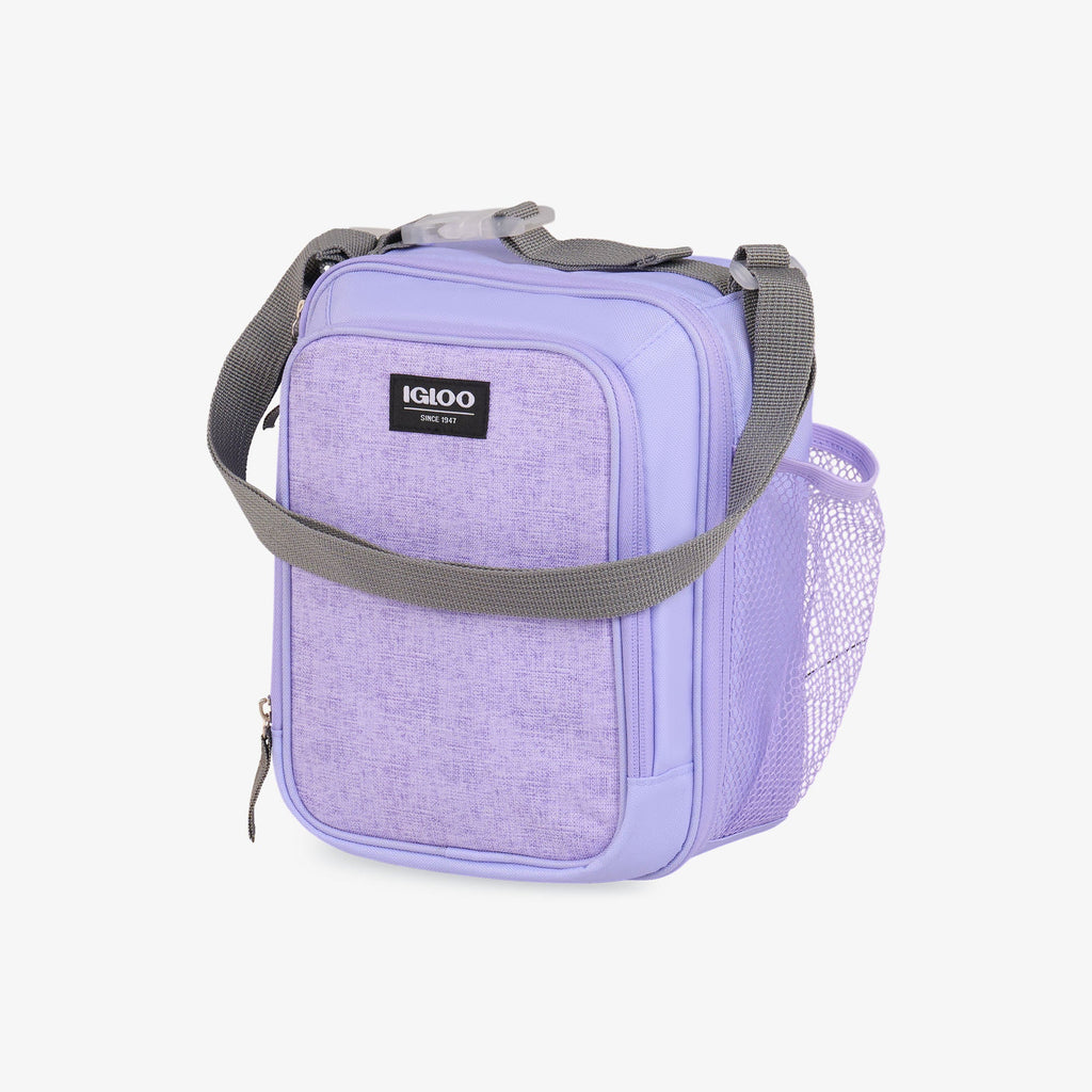 Kids Everyday Lunch Vertical Cooler Bag H3 - Lilac - Product View