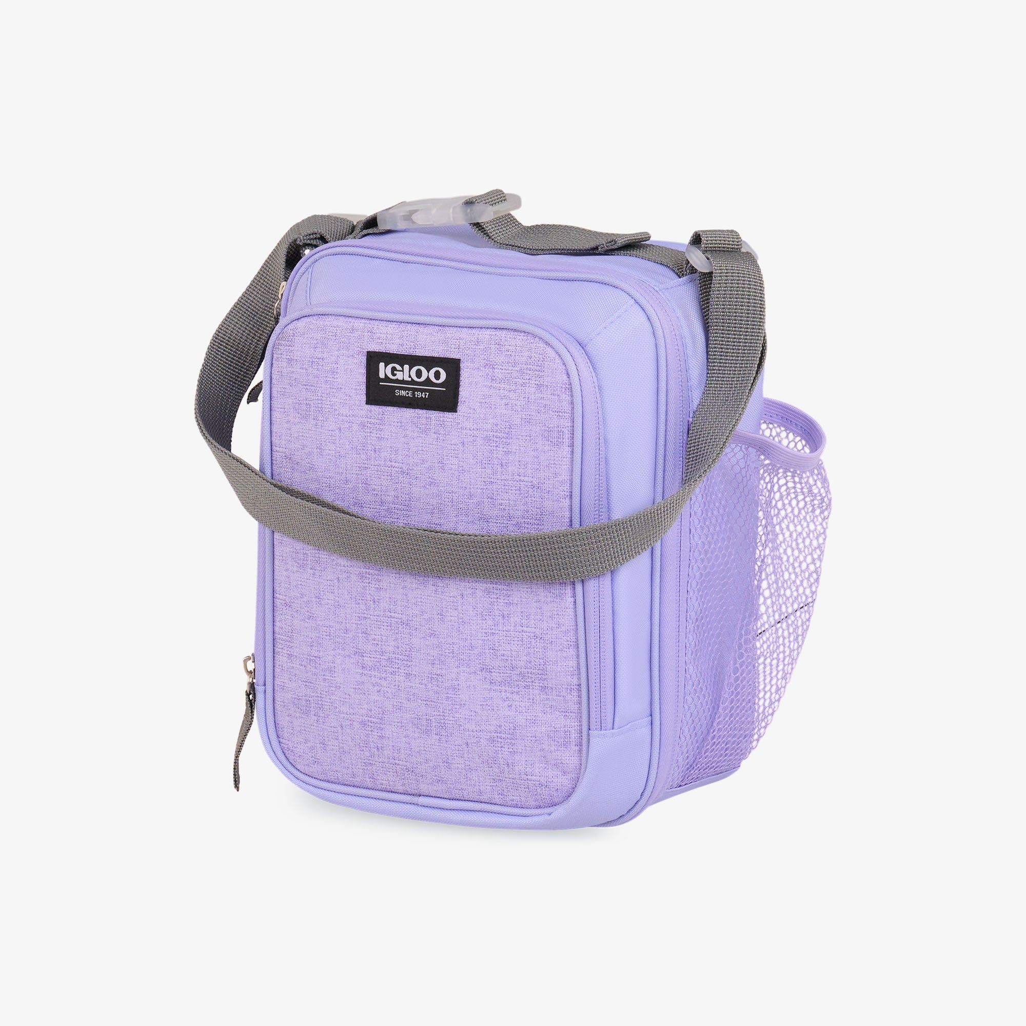 Kids Everyday Lunch Vertical Cooler Bag H3 - Lilac - Product View