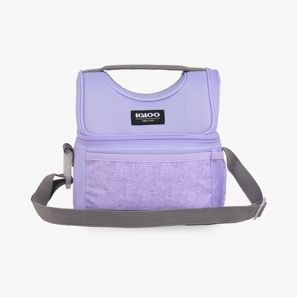 Kids Everyday Lunch Gripper Cooler Bag U7 - Lilac - Front View
