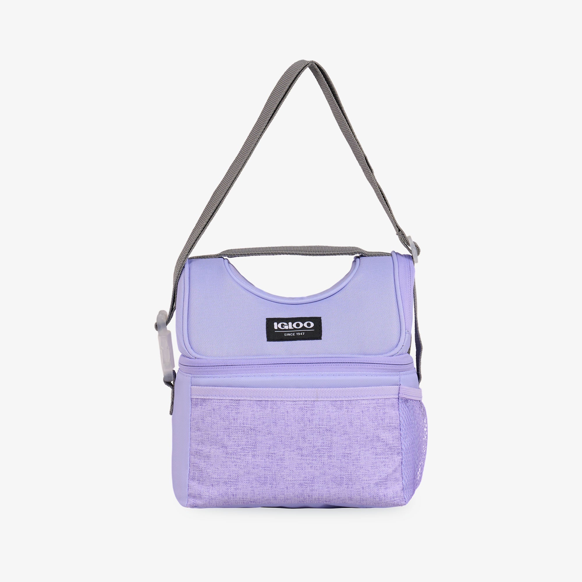 Kids Everyday Lunch Gripper Cooler Bag U7 - Lilac - Strap View