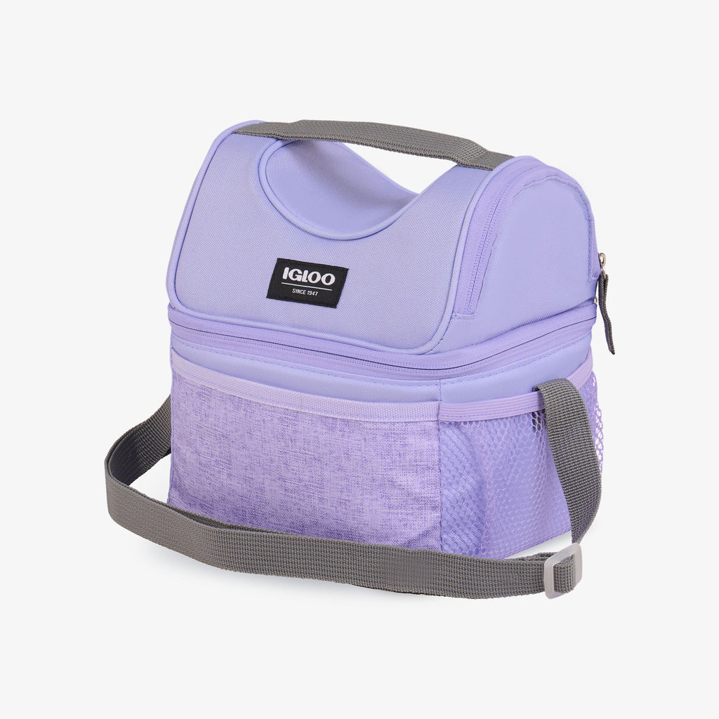 Kids Everyday Lunch Gripper Cooler Bag U7 - Lilac - Product View