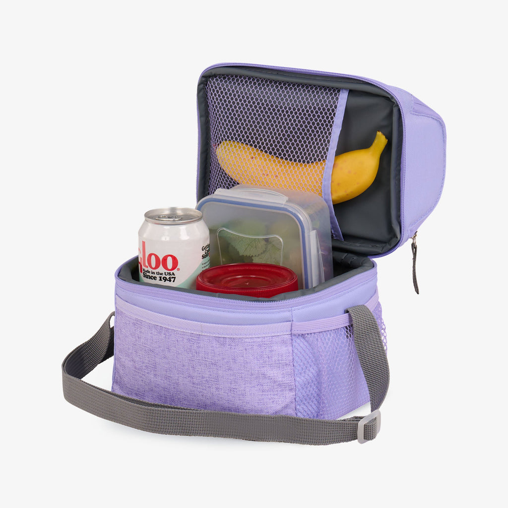 Kids Everyday Lunch Gripper Cooler Bag U7 - Lilac - Product View