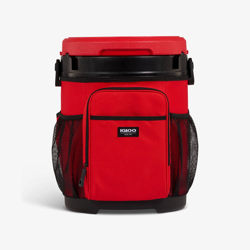 20 Qt Cooler Bucket B3 - Red Heat - Front View