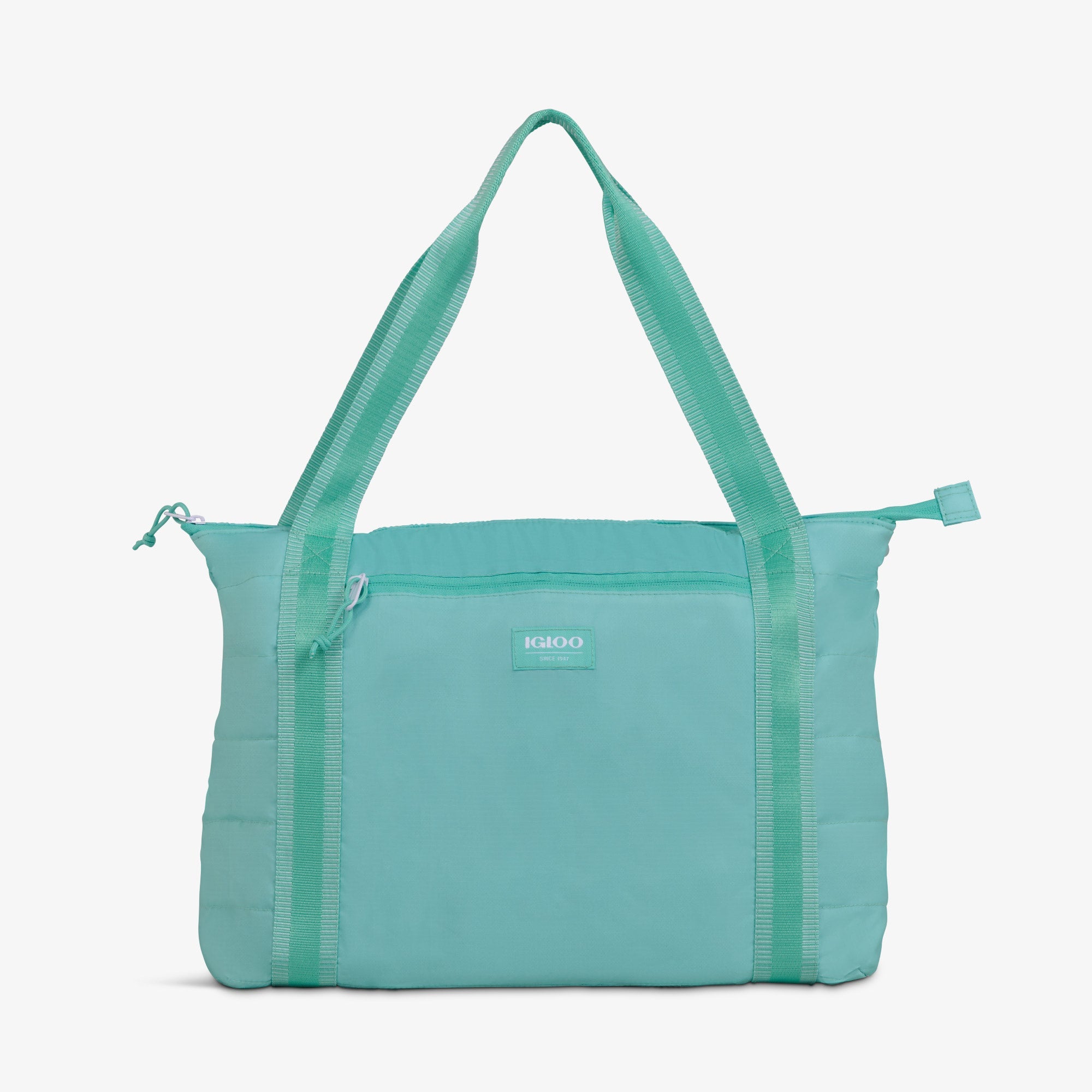 Packable Puffer 20-Can Cooler Bag L7 - Seafoam - Product View