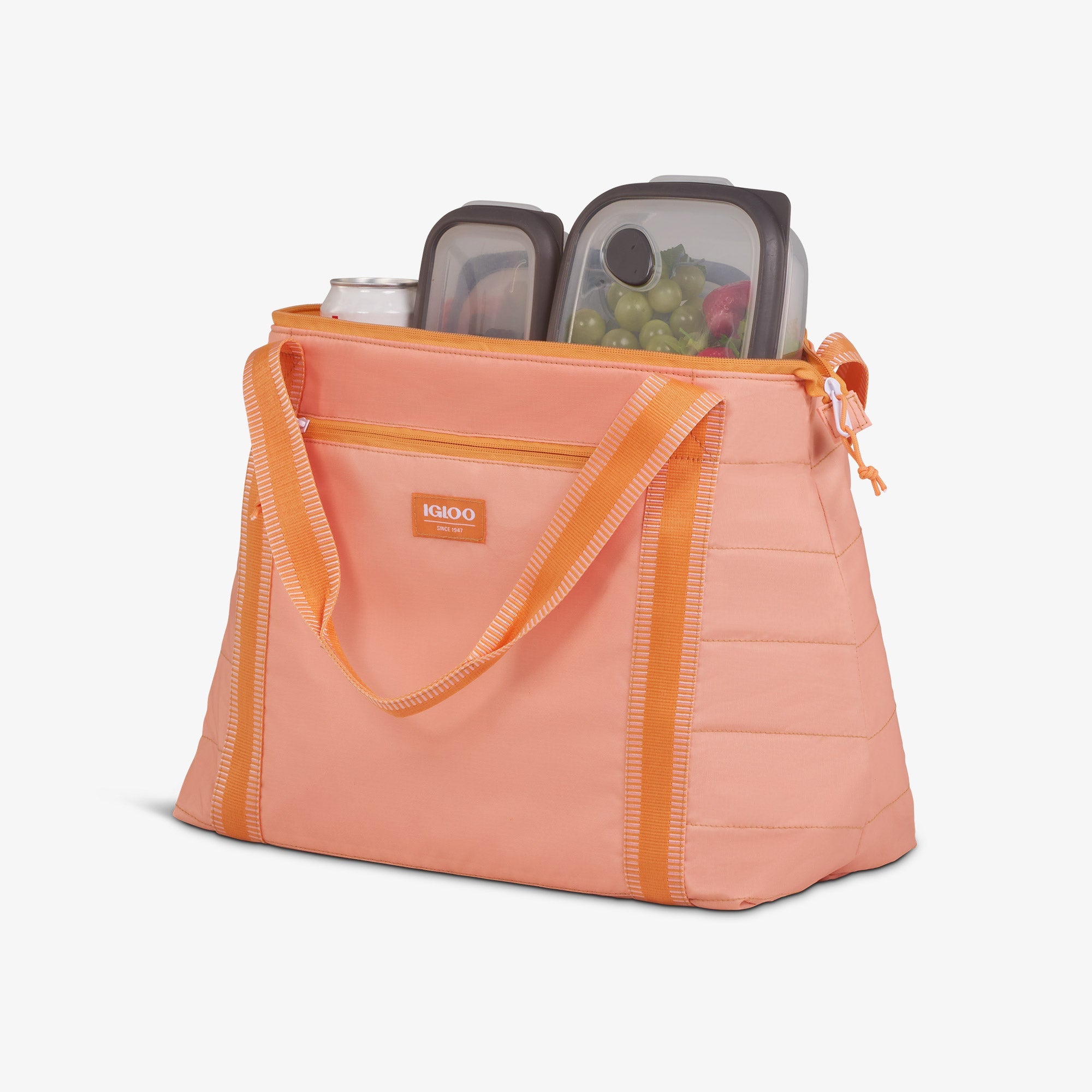 Packable Puffer 20-Can Cooler Bag L7 - Apricot - Product View