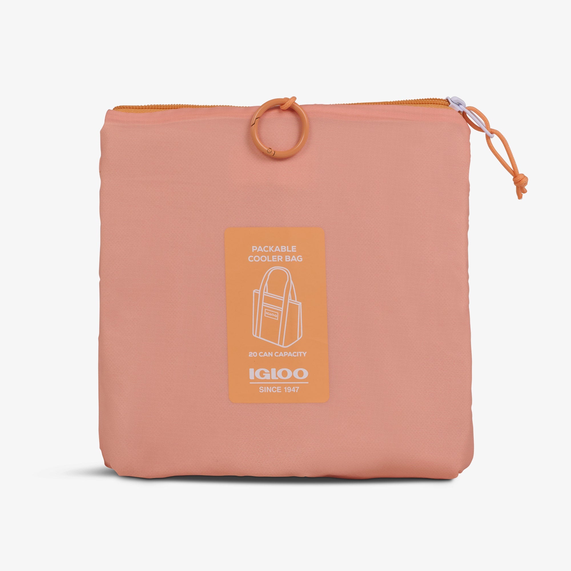 Packable Puffer 20-Can Cooler Bag L7 - Apricot - Product View