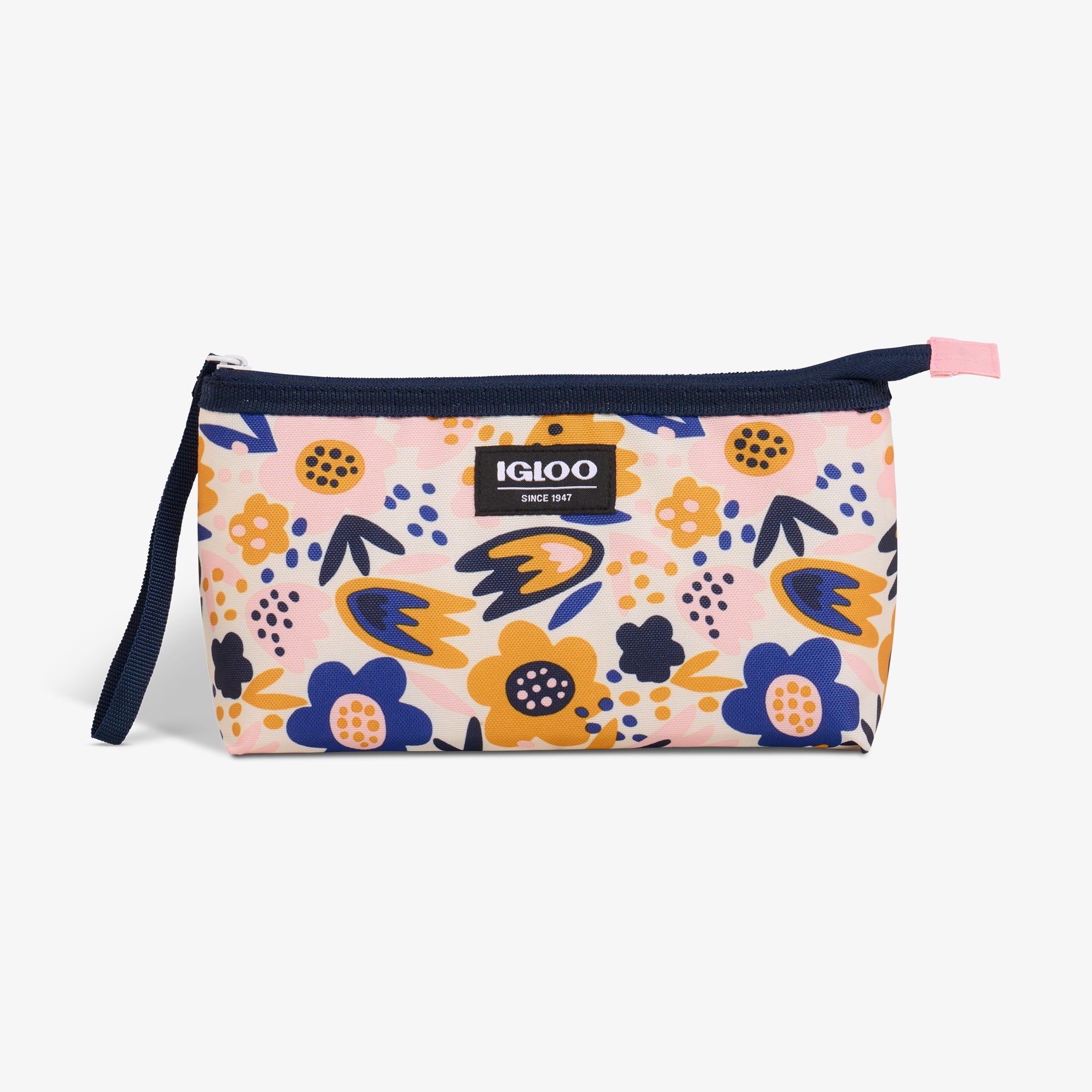 Kids Lunch Snack Bag X3 - Floral - Front View
