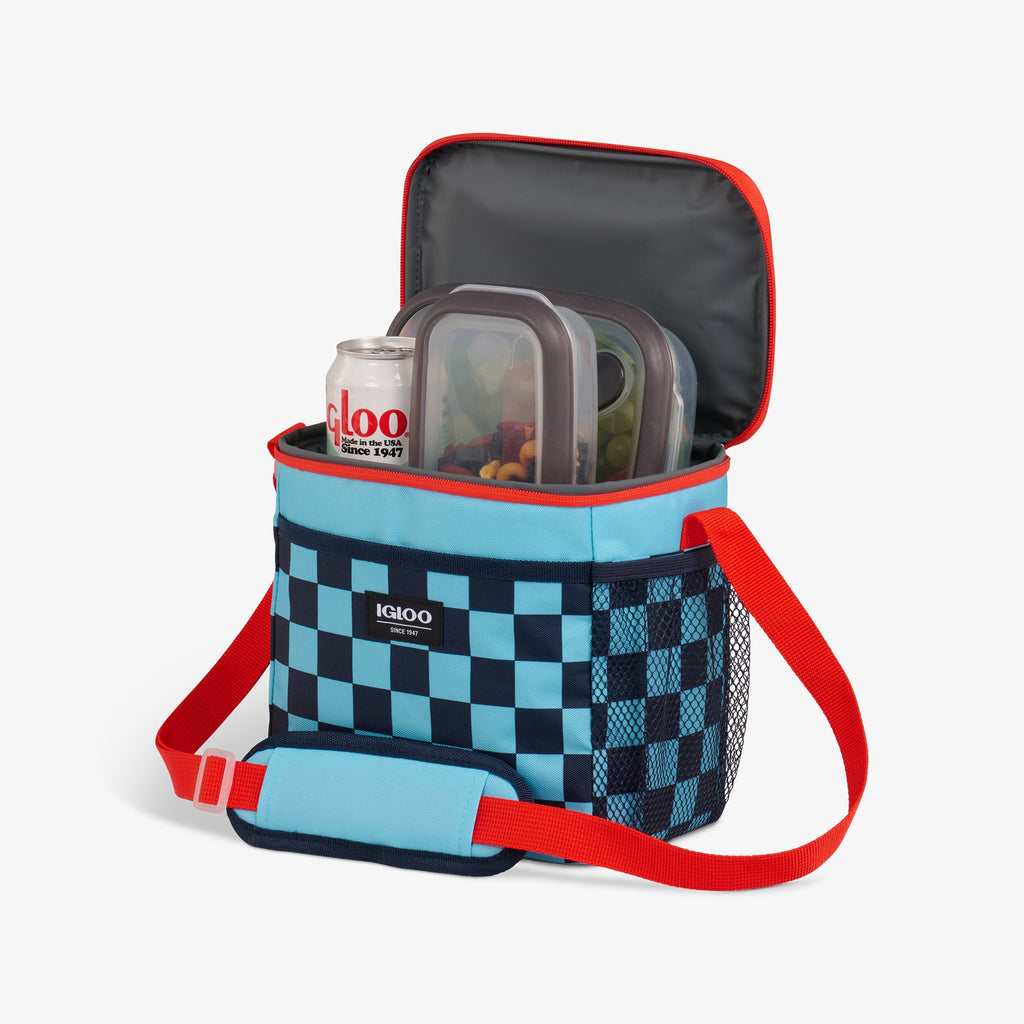 Kids Square Lunch Bag U6 - Checkers - Product View